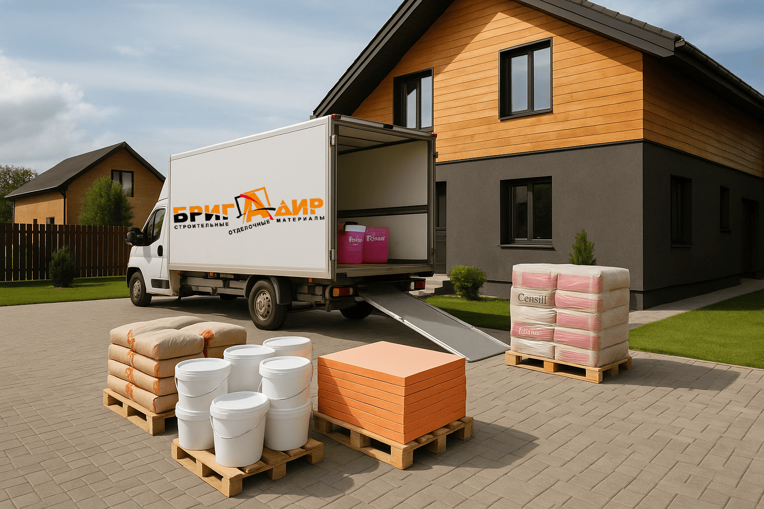 доставка строительных материалов 2025 от Бригадир в Самаре